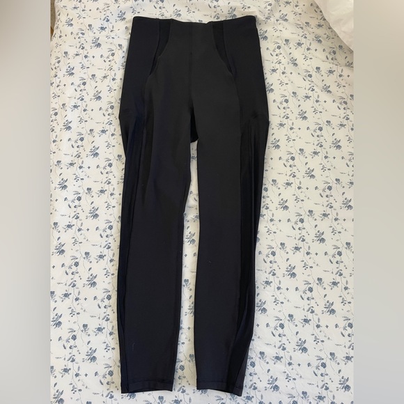 Everlux & Mesh Super-High rise tight 25”. Size 8 sold out online. Worn twice - Picture 5 of 5